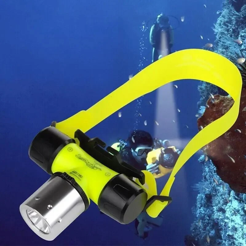 Waterproof xmL-LED Diving Swimming Headlamp Underwater Headlight Fishing Lamp Use 18650 Battery LED Flashlight