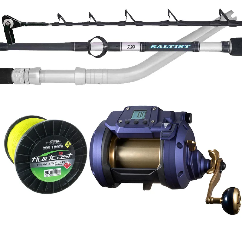 Daiwa 23 Seapower 800 Deep Drop Combo With Line