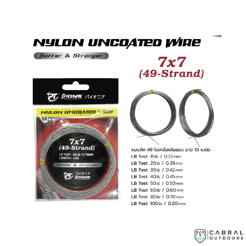 Pioneer 7X7 Nylon Uncoated Wire