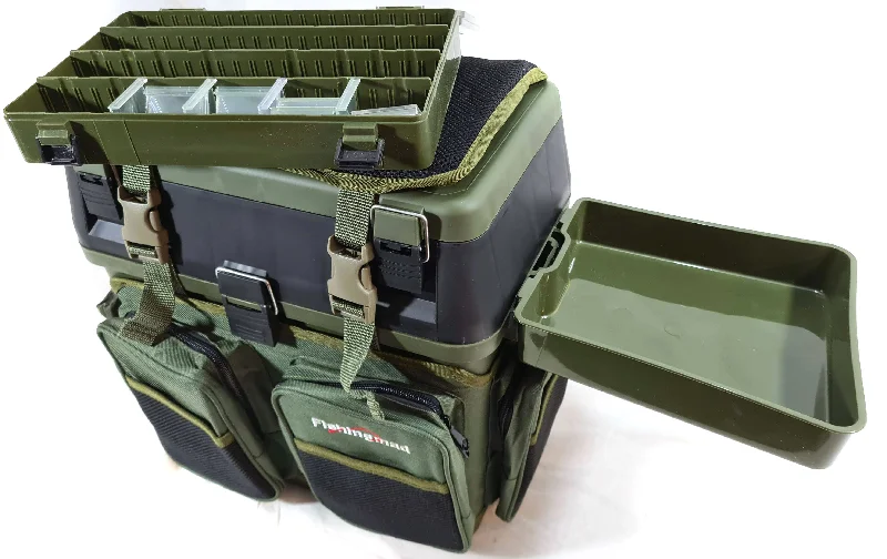 SEATBOX + SEAT BOX BACKPACK CARRIER + SIDE TRAY + TACKLE BOX