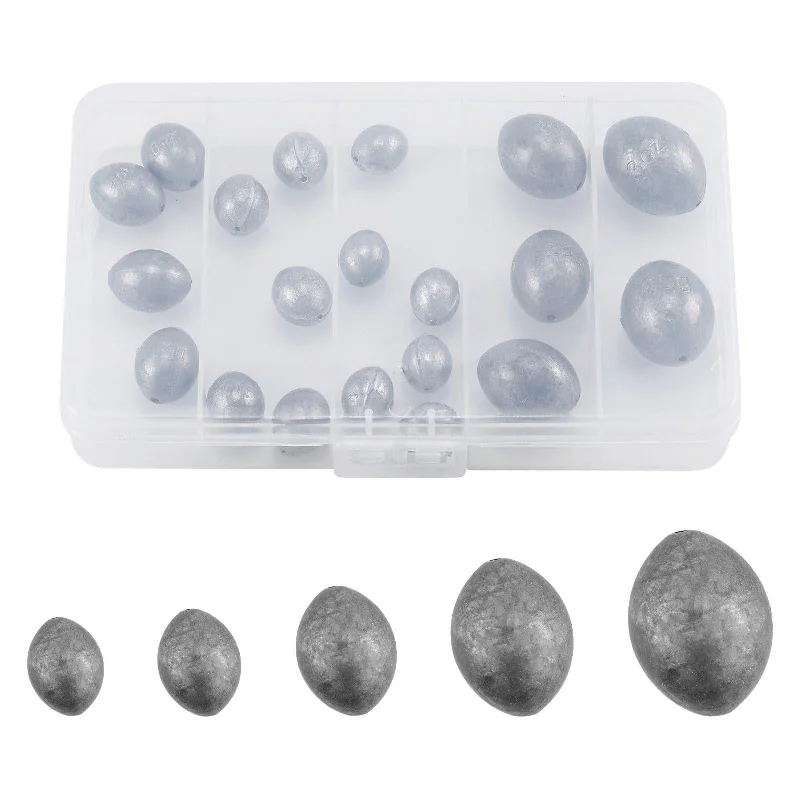 Dr.Fish 20pcs Egg Weights Kit 1/2 to 3oz