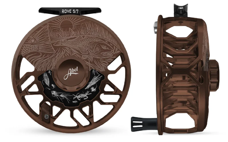 Abel Rove 5/7 Reel Dark Brown Red Dawn