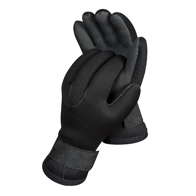 Celsius Deluxe Neoprene/Fleece DNG-M Fishing Gloves | Medium, Black