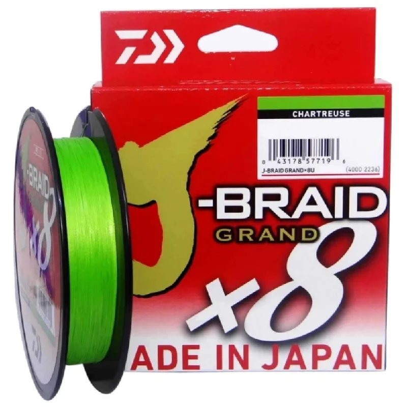 Daiwa J-Braid 8 Grand #1.2-20lb-300m Chartreuse