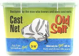 Old Salt 5 foot 3/8 Inch Mesh Cast-net