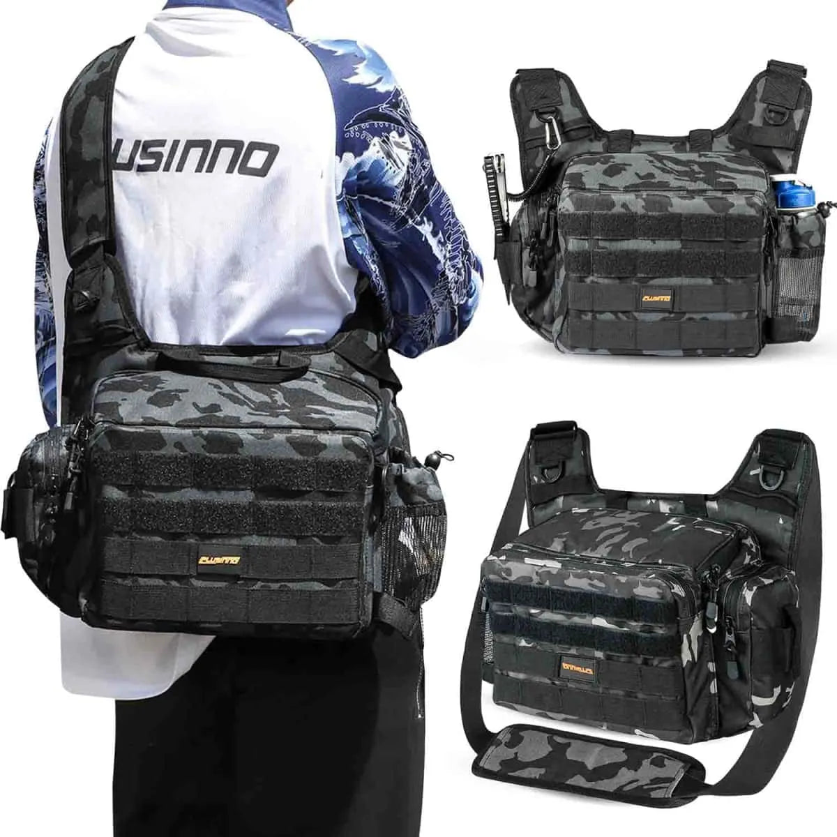 PLUSINNO Fishing Tackle Shoulder Bag