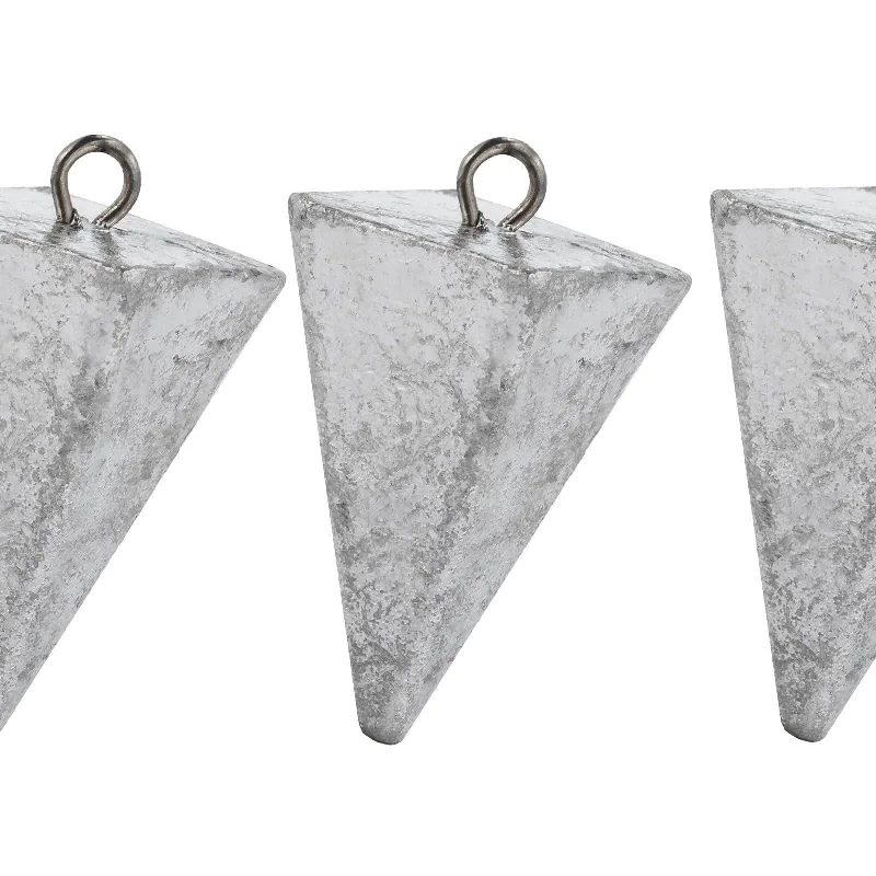 Dr.Fish 5pcs Pyramid Sinkers 1 to 8oz