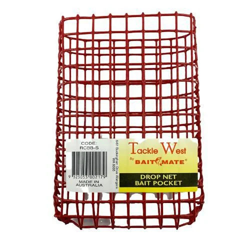 Bait Basket Rectangular Red Small