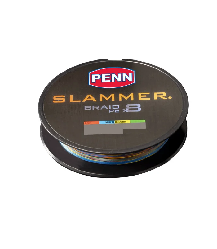 Penn Slammer Multi Colour Braid 400m Rolls