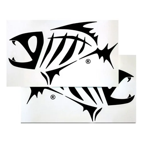 Gloomis Fishing GLM DECAL BLK LG 8.75x15.5 STICKERS [55905-01]