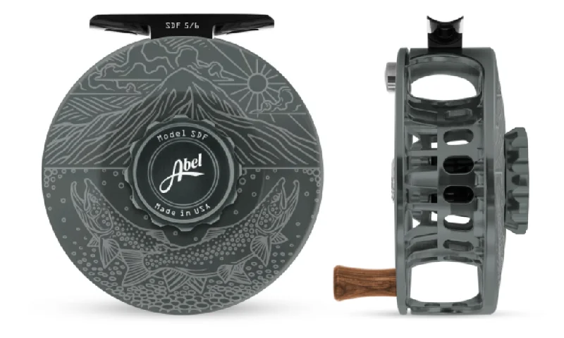 Abel SDF Reel - Underwood Ridge Risers - Slate Gray 5/6