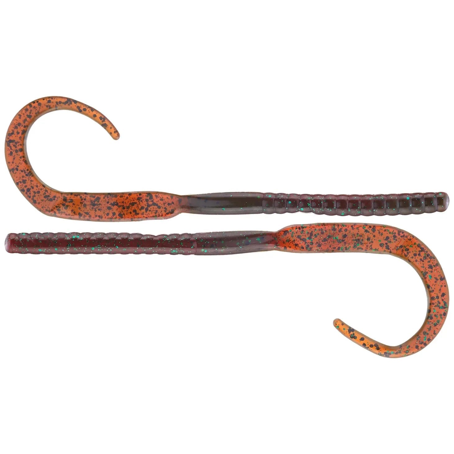 NetBait C-Mac Curly Tail Worm 7" Qty 12 Texas Craw