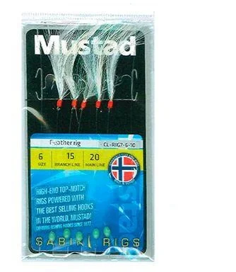 Mustad Sabiki Jigs - Feather Rig