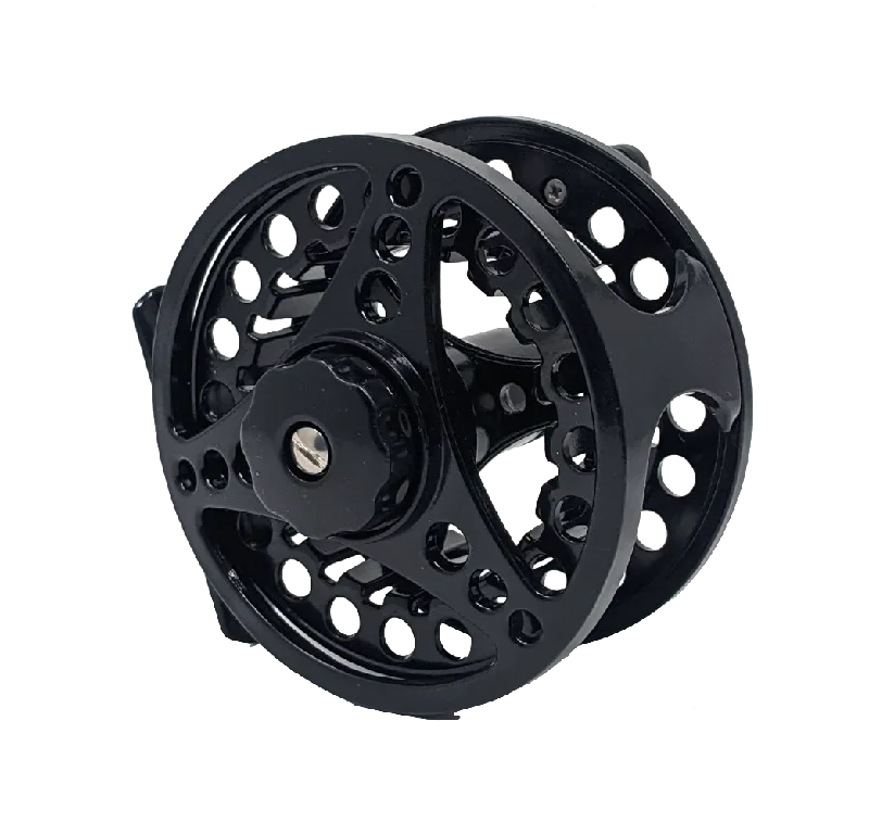 Rudder Sports Fly Reel Black 5/6