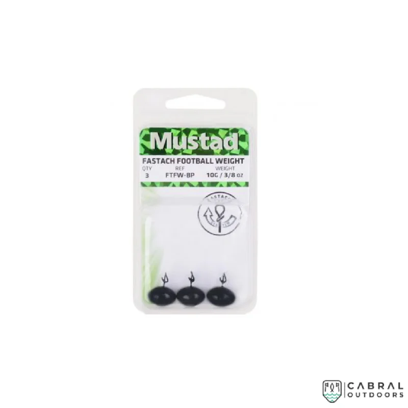 Mustad Fastach Football Weight FTFW-BP | Weight: 28-85g