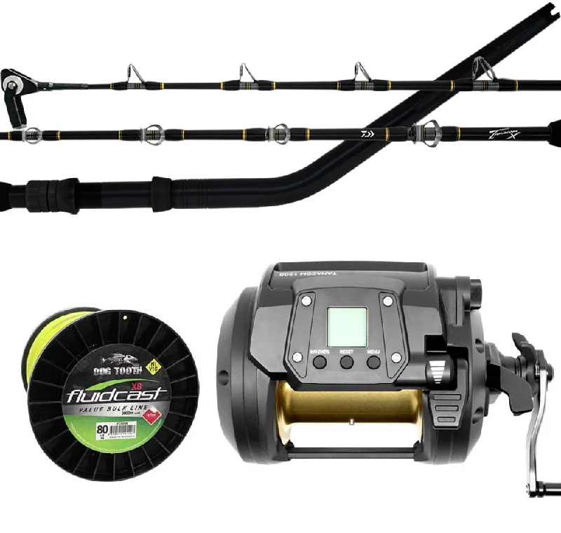 Daiwa 22 Tanacom 1200 Tanacom X 54XHST Electric Combo With Line