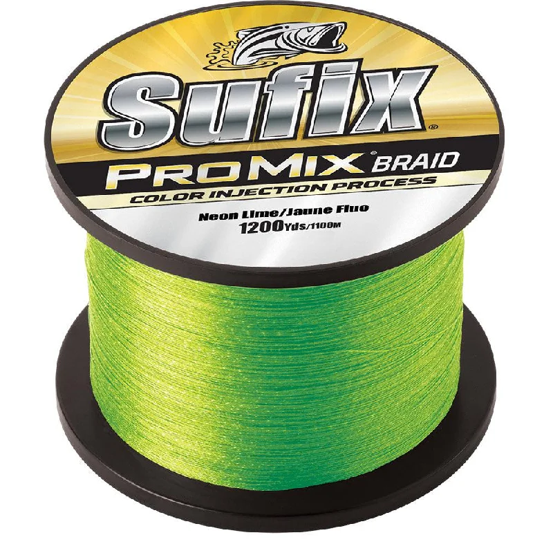 Sufix ProMix Braid - 65lb - Neon Lime - 1200 yds [630-365L]