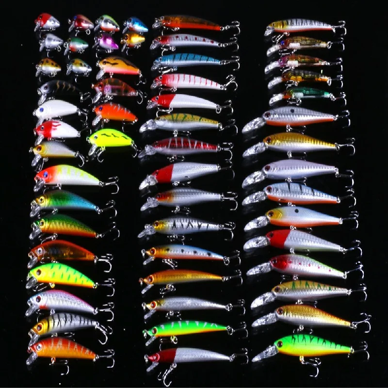 56 piece bait lure kit