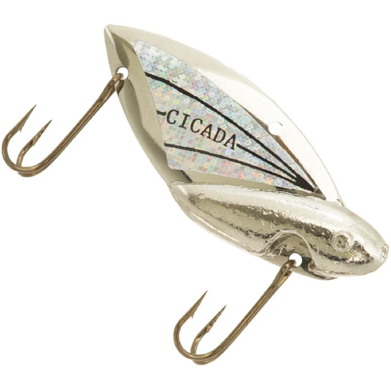 Reef Runner Cicada Blade Bait 1/4 Oz Silver/Silver