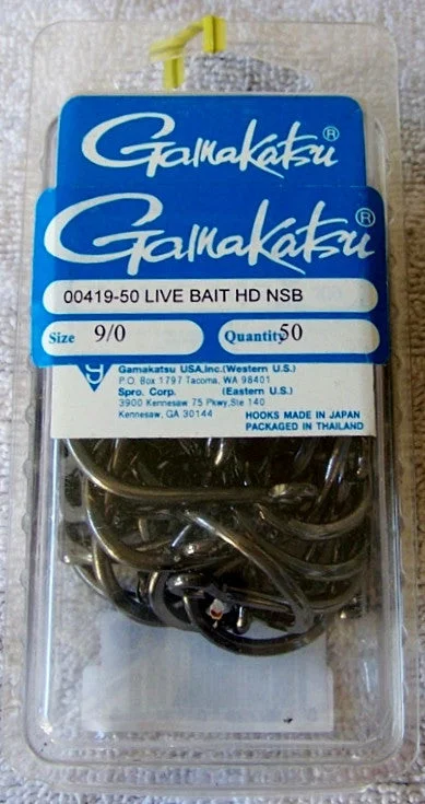 Gamakatsu Heavy Duty Live Bait Hook 25/pk, 50/pk or 100/pk