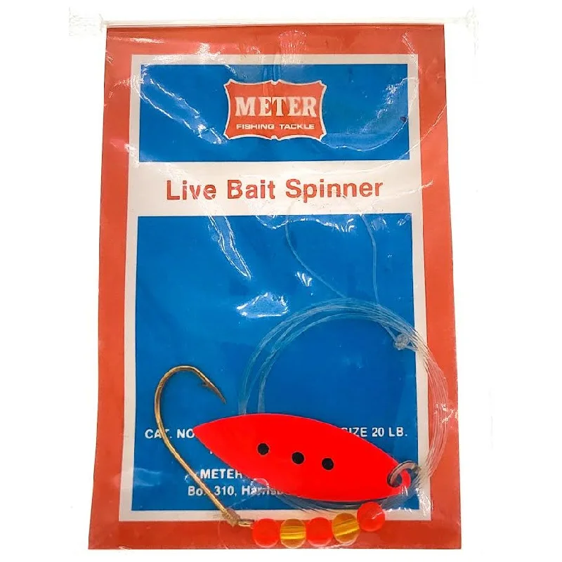 Meter Fishing Tackle Live Bait Spinner Willow Blade