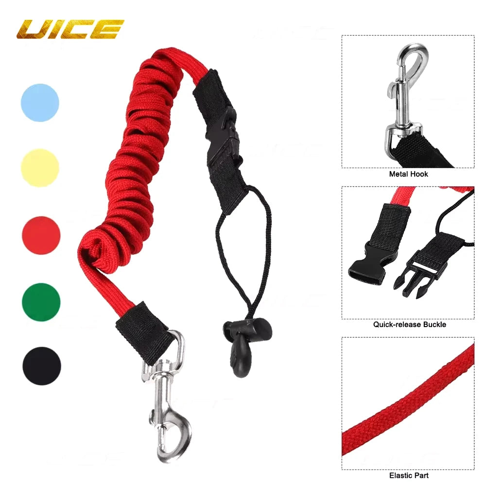 Kayak Paddle Leash Surfboard Surfing Rope Safety Leash Rowing Boats Lanyard Fishing Rod Canoe Accessories