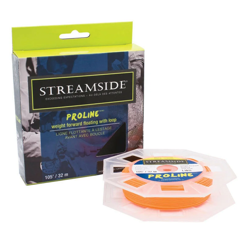 Streamside Proline Weight Forward Floating Fly Line With Loop Orange 8wt 105ft