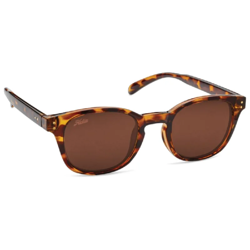 Shiny Tortoise Frames, Copper Polarized Lens