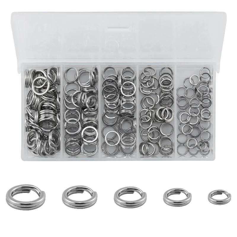 Dr.Fish 200pcs Split Rings Kit