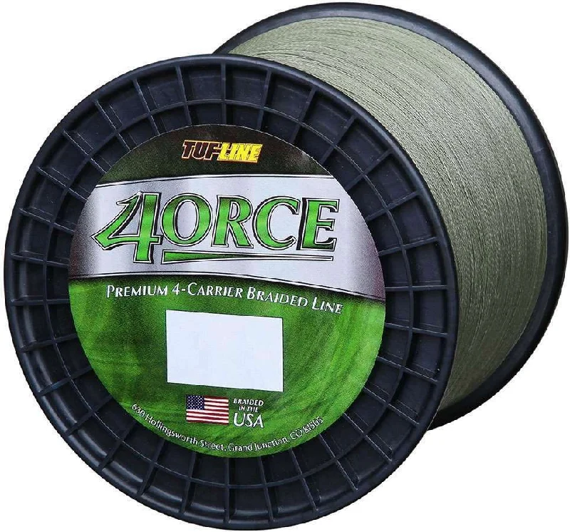 TUF-LINE 4ORCE Braid - Green - 2,500 Yd. (6 Lb. - 30 Lb.) 30 Lb.