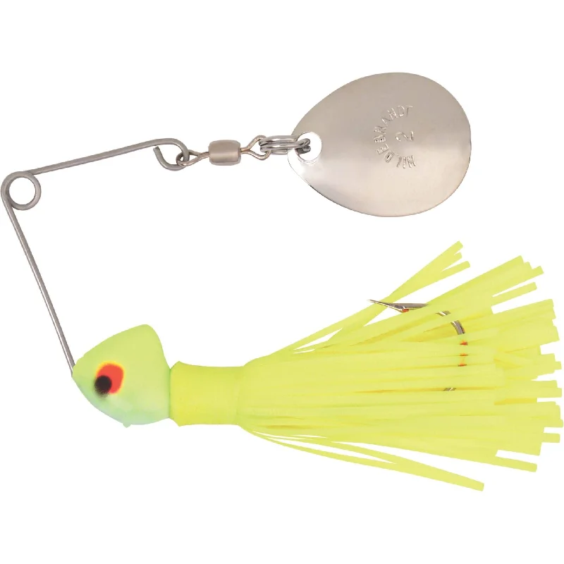 Hildebrandt Spin Dandy Microlite Spinnerbait 1/8 Oz Chartreuse Head with Nickel Blade