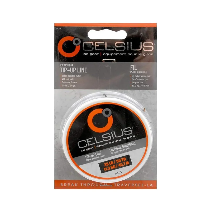 Celsius TUL-25 Braided Nylon Tip-Up Line | 25 lbs, 50 Yards