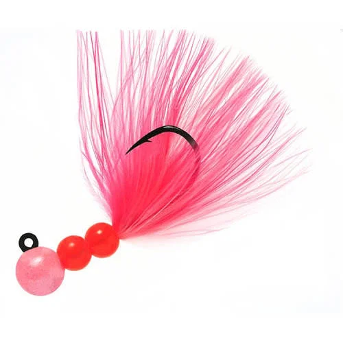 Hawken Beau-Mac Marabou Steelhead Jig | Pearl Pink/Cerise/White/Pink; 1/4 Oz.