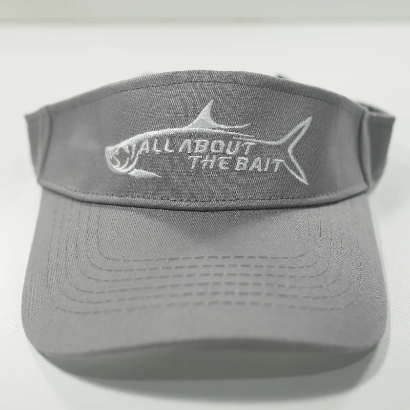 GRAY Fishing Visor - FREE SHIPPING