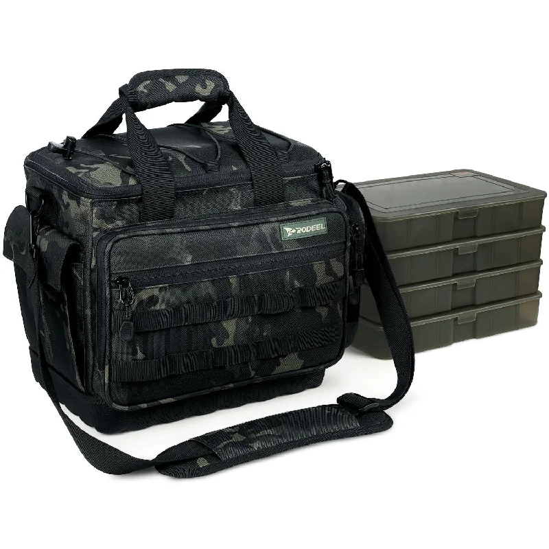 Fishing Tackle Bag with 4 Box