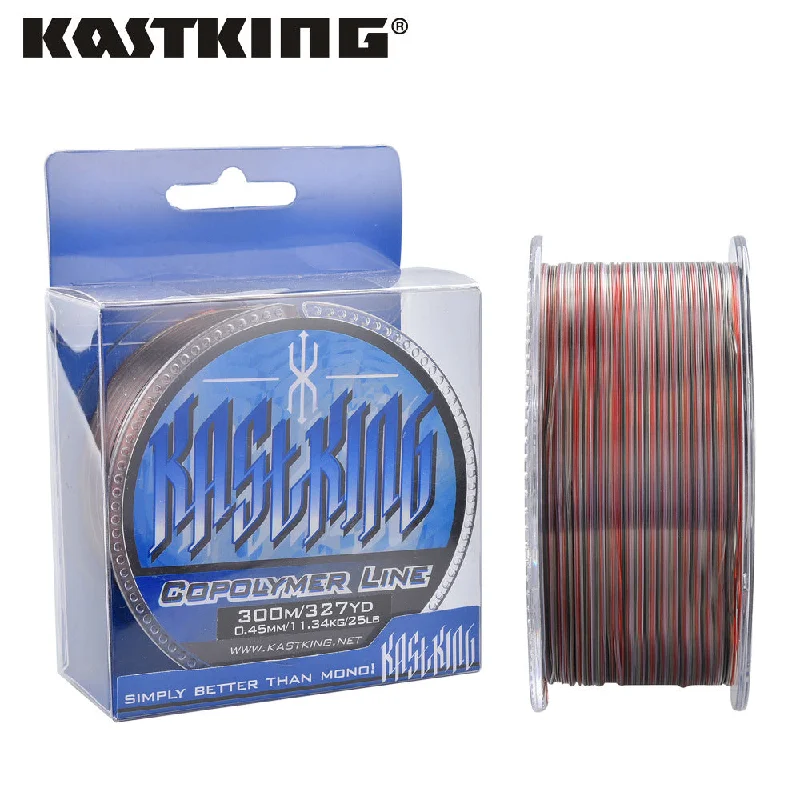 KastKing 300m/327Yds 4LB-30LB 0.18-0.5mm Nylon Fishing Line High Strength