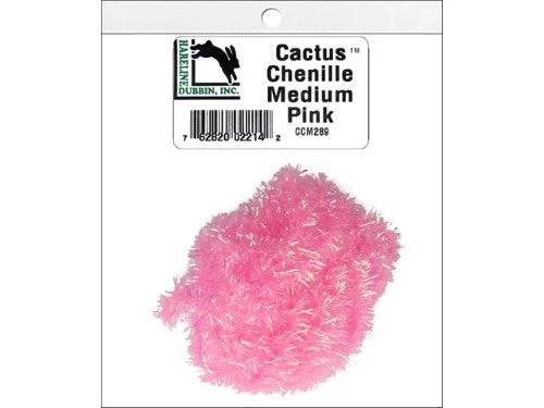 Hareline Dubbin Cactus Chenille | Pink; Medium