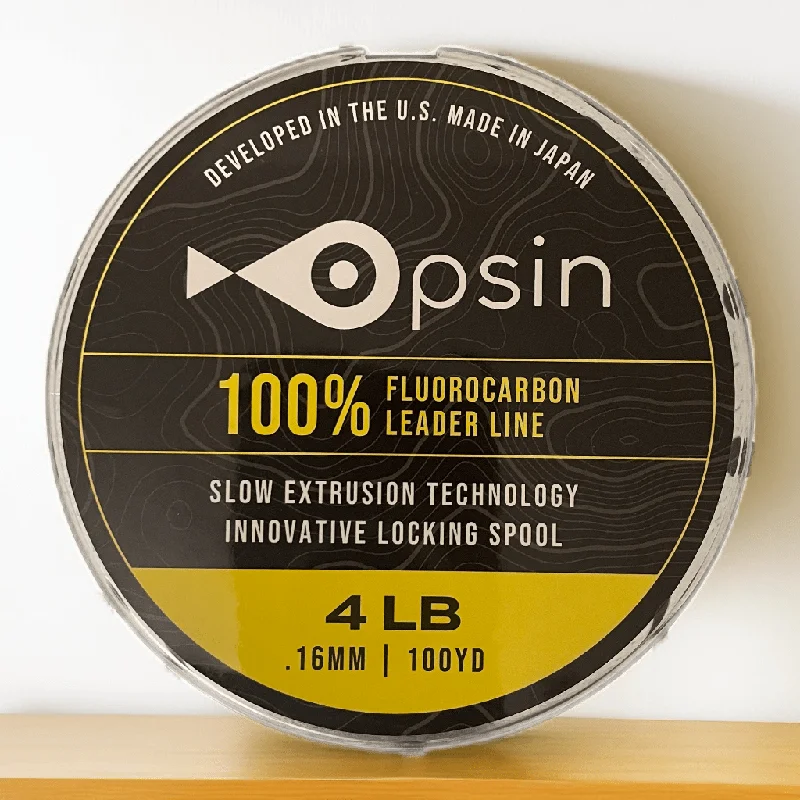 Fluorocarbon Leader Line 4 lb, .16mm, 100 yd