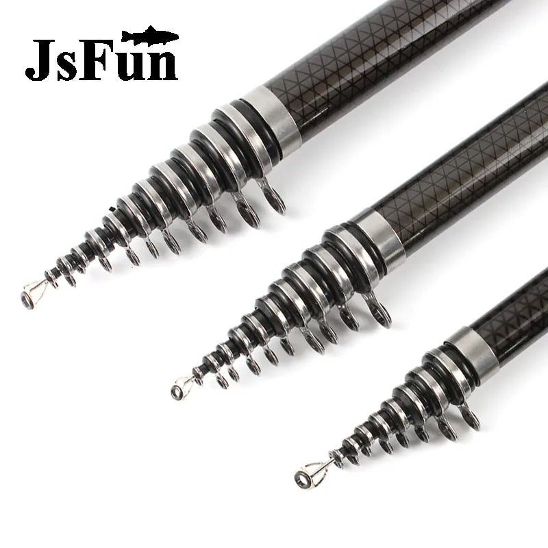 2.7M 3.6M 4.5M 5.4M 6.3M Telescopic Fishing Rod M Power Feeder Rod Surf Carbon Fishing rod Olta Spinning Fishing FG55