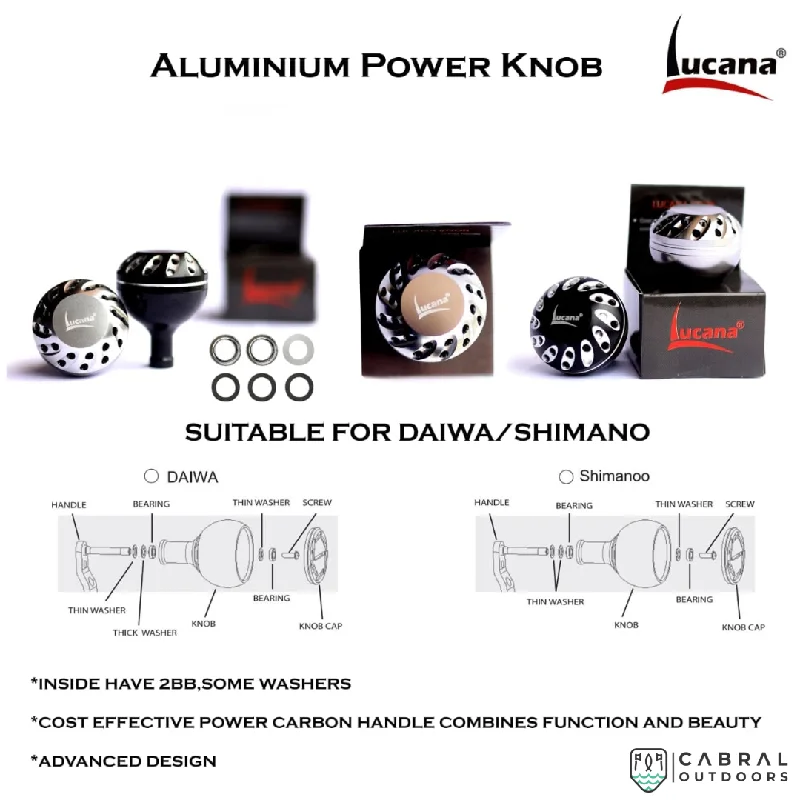 Lucana Aluminium Power Knob