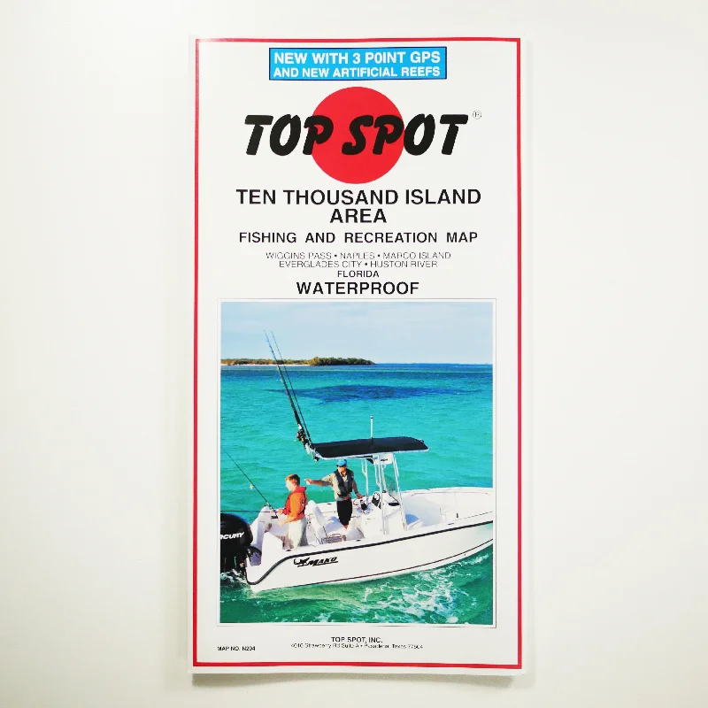 N204 - TEN THOUSAND ISLAND - Top Spot Fishing Maps - FREE SHIPPING