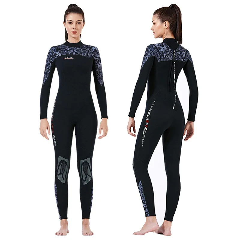 Neoprene 3MM Wetsuit Women Underwater Fishing Kitesurf Hunting Windsurf Snorkeling Surf Clothes Spearfishing Scuba Diving Suit