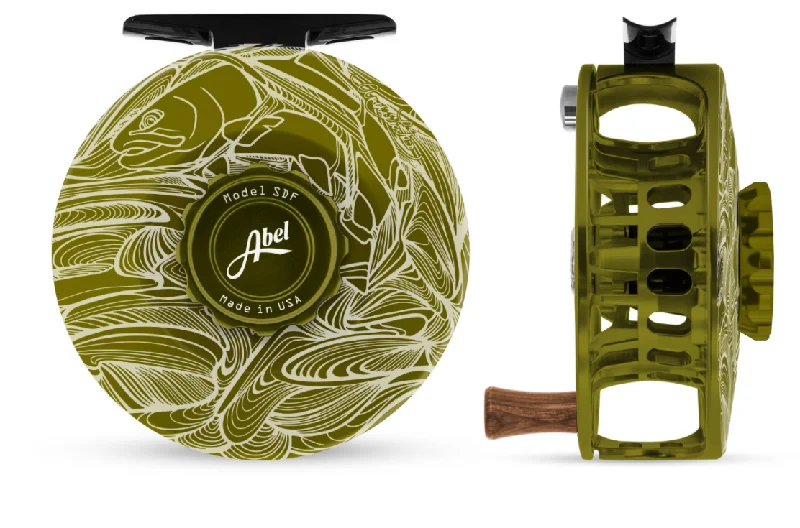 Abel SDF 5/6 Solid Reel- Larko Olive