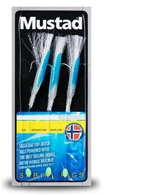 Mustad Sabiki Jigs - Daylight Blue/Silver