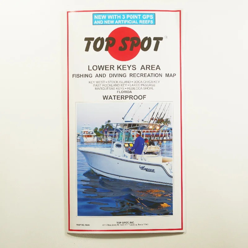 N209 - LOWER KEYS - Top Spot Fishing Maps - FREE SHIPPING