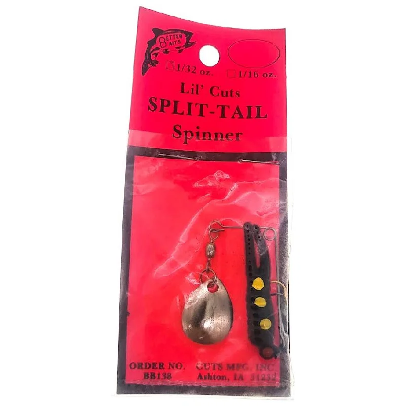 Better Baits Lil' Cuts Split Tail W/ Spinner 1/32 Oz Qty 1