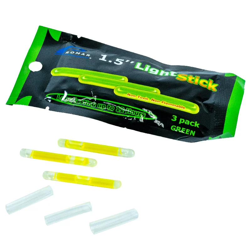 1.5" - 3" Light Glow Sticks - 50ct