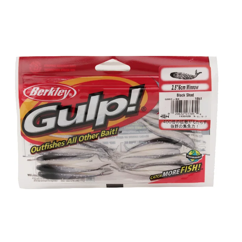 Berkley Black Shad Gulp Minnow