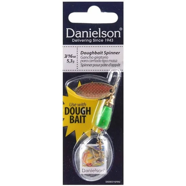 Danielson Doughbait Spinner 3/16 Oz Frog