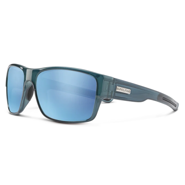 Crystal Marine Frame Polarized Aqua Mirror Lens